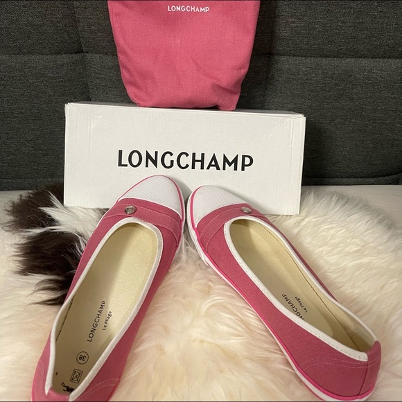 Longchamp Pink Sneakers - Picture 2 of 3